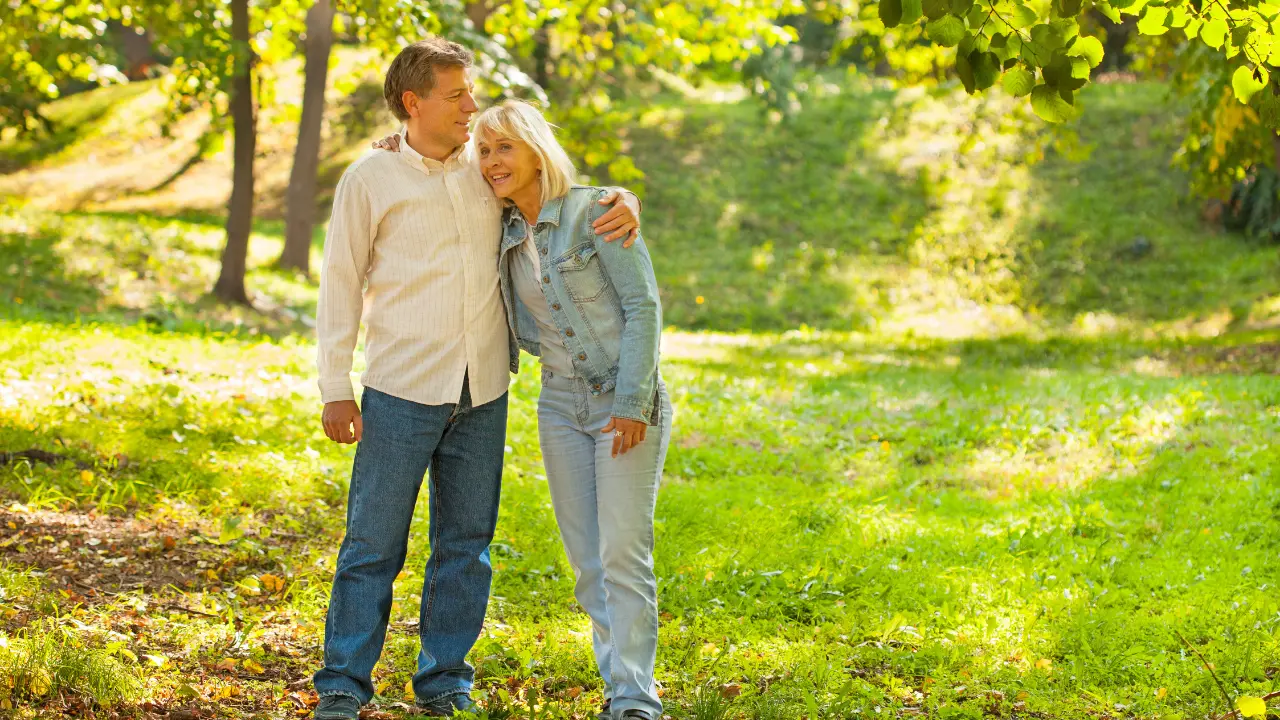 Middle-aged couple