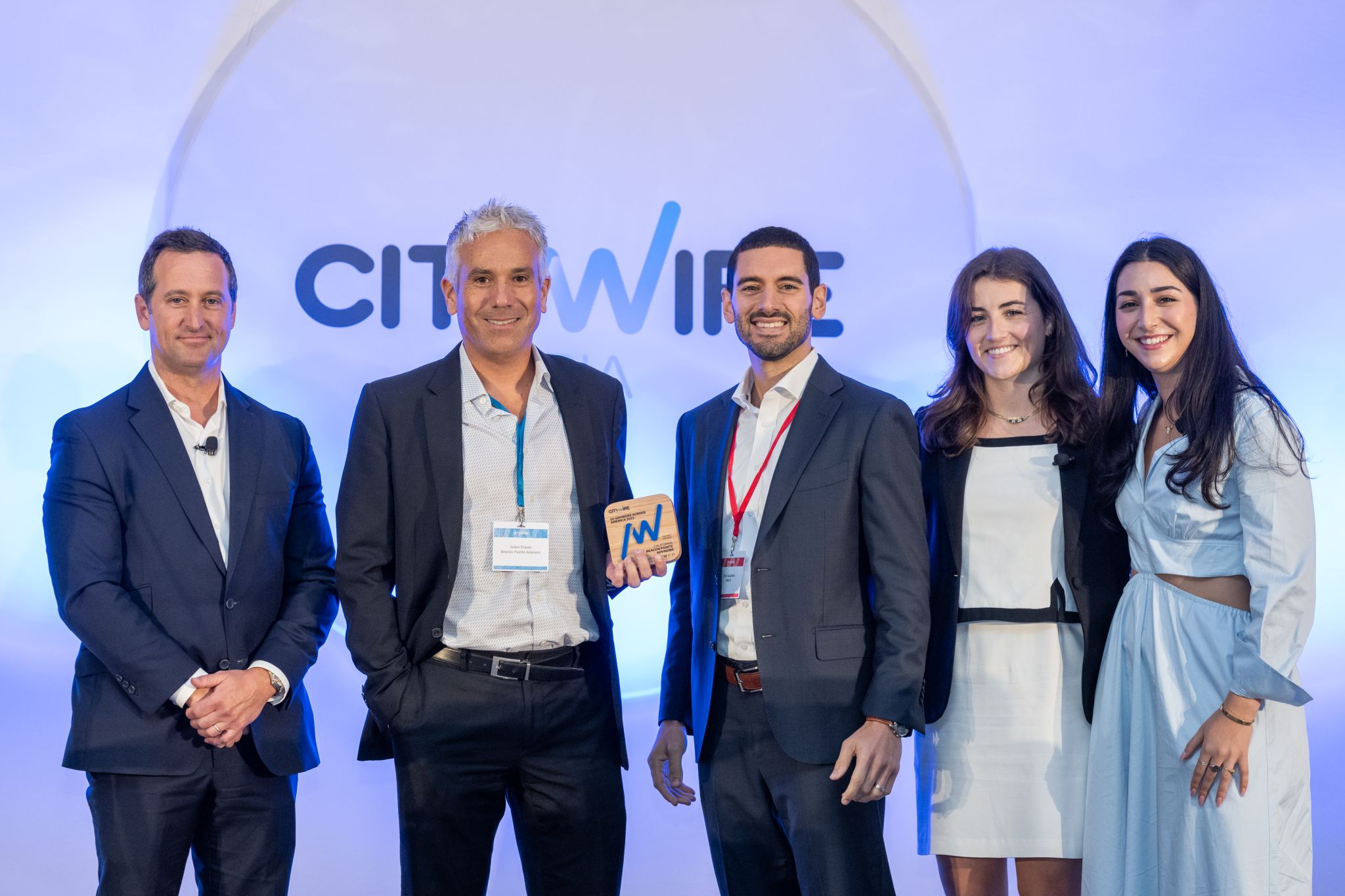 Julien Accepting Citywire Award